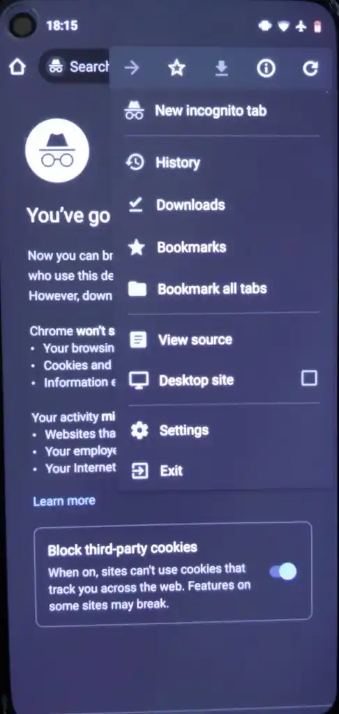 bromite screenshot