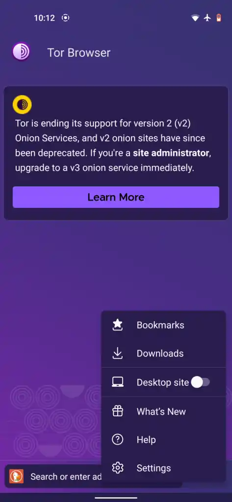 tor browser screenshot